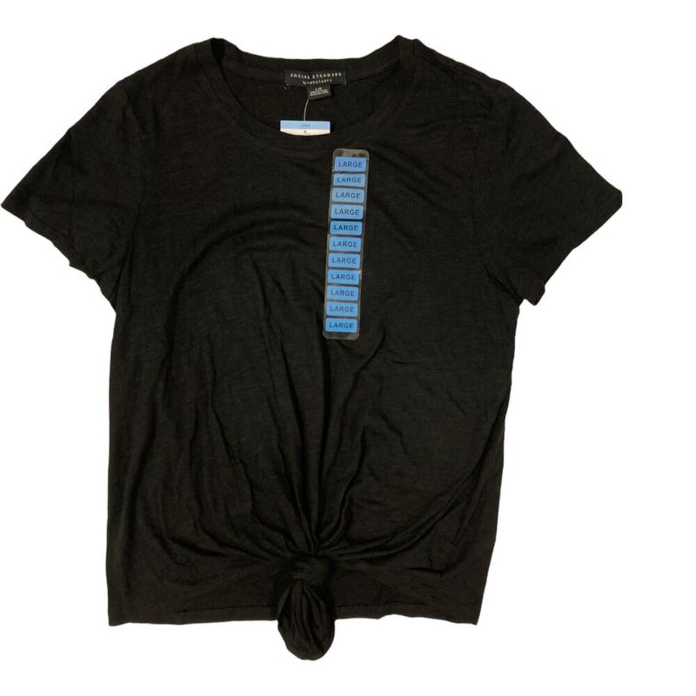 Social Standard By Sanctuary Women's One And Only Tee Shirt - Black